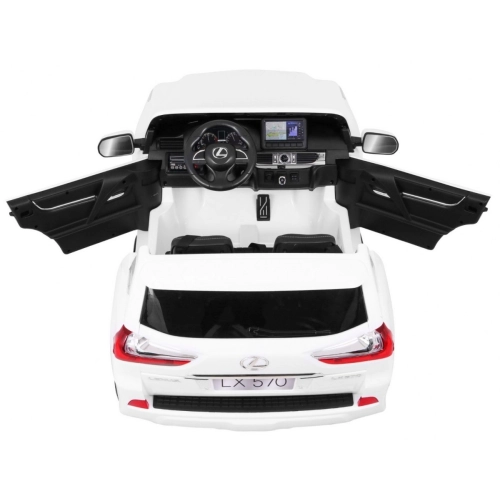 Pojazd na akumulator  Lexus LX570 Biały (DK-LX570)